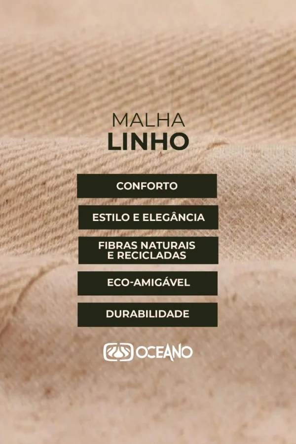 camiseta oceano bordado linho off white 102724